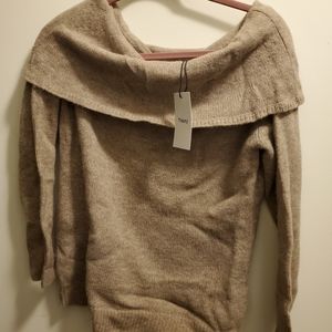 Theory off the shoulder sweater